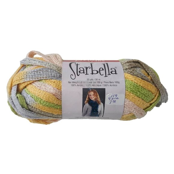 Premier Yarns Starbella April showers 1 Skein #6 Bulky Ruffle - Picture 1 of 4